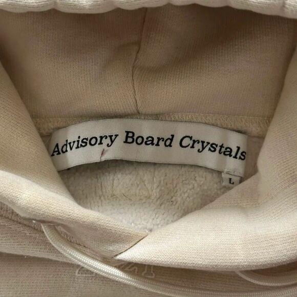 2021 Advisory Board Crystals ABC Moonstone Grey Hoodie Size Large - Picture 3 of 7